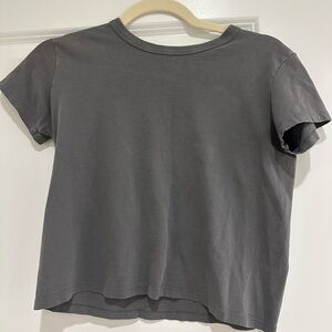 Brandy Melville Short Sleeve Tee - Charcoal